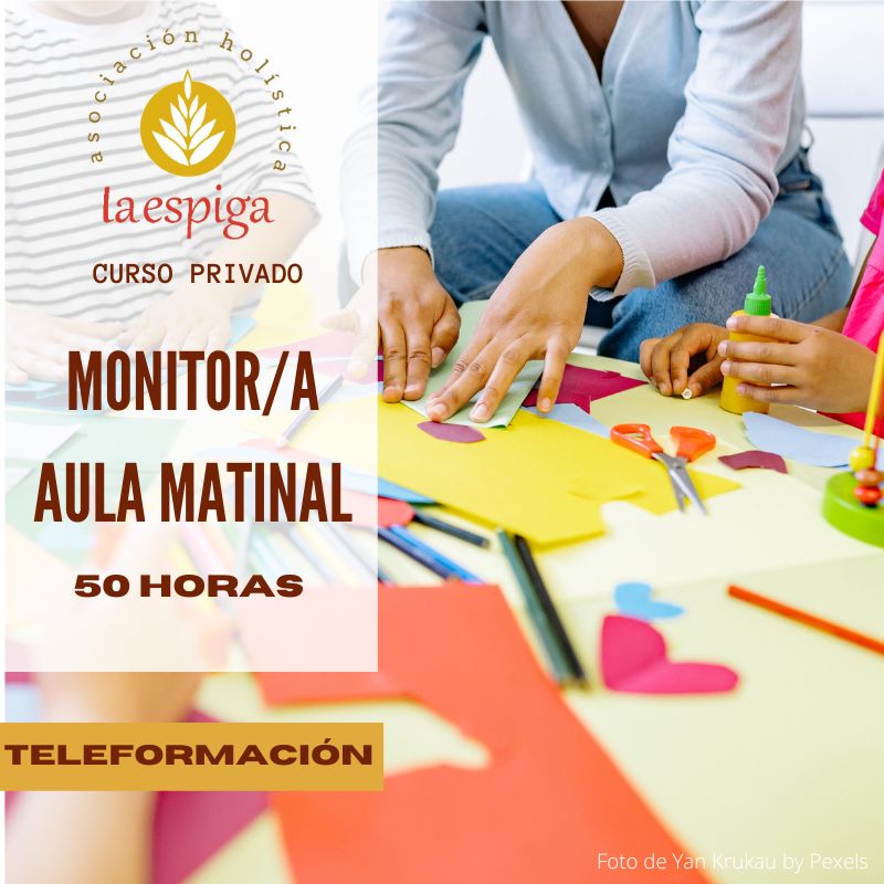 MONITOR/A DE AULA MATINAL (50 HORAS). JULIO 24 PACK.