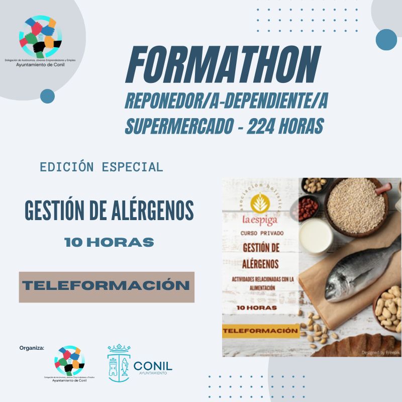 FORMATHON CONIL - GESTIÓN DE ALÉRGENOS