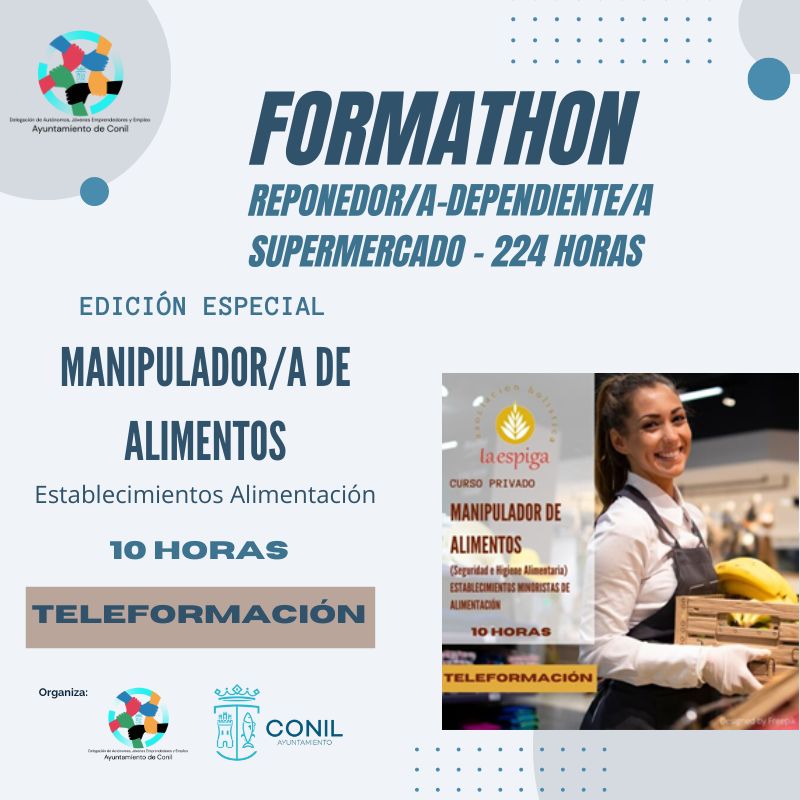 FORMATHON CONIL - MANIPULADOR DE ALIMENTOS, Establecimientos Alimentación
