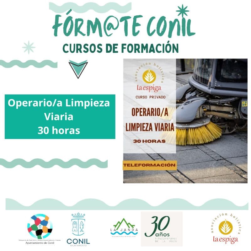 Curso OPERARIO/A LIMPIEZA VIARIA. Primera Edición. FORM@TE CONIL