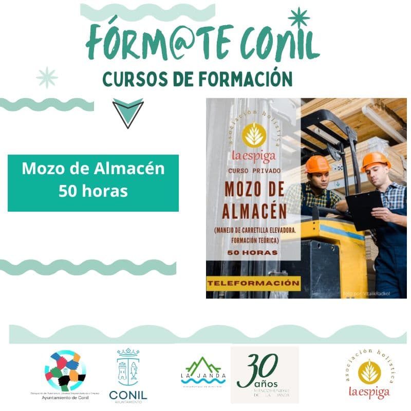 MOZO DE ALMACÉN (Formación Teórica en Carretilla Elevadora). JUNIO 25